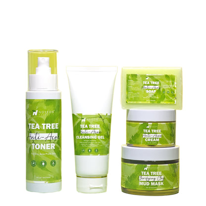 🌿Gamme Complète Anti-Acné à l’Huile d’Arbre à Thé